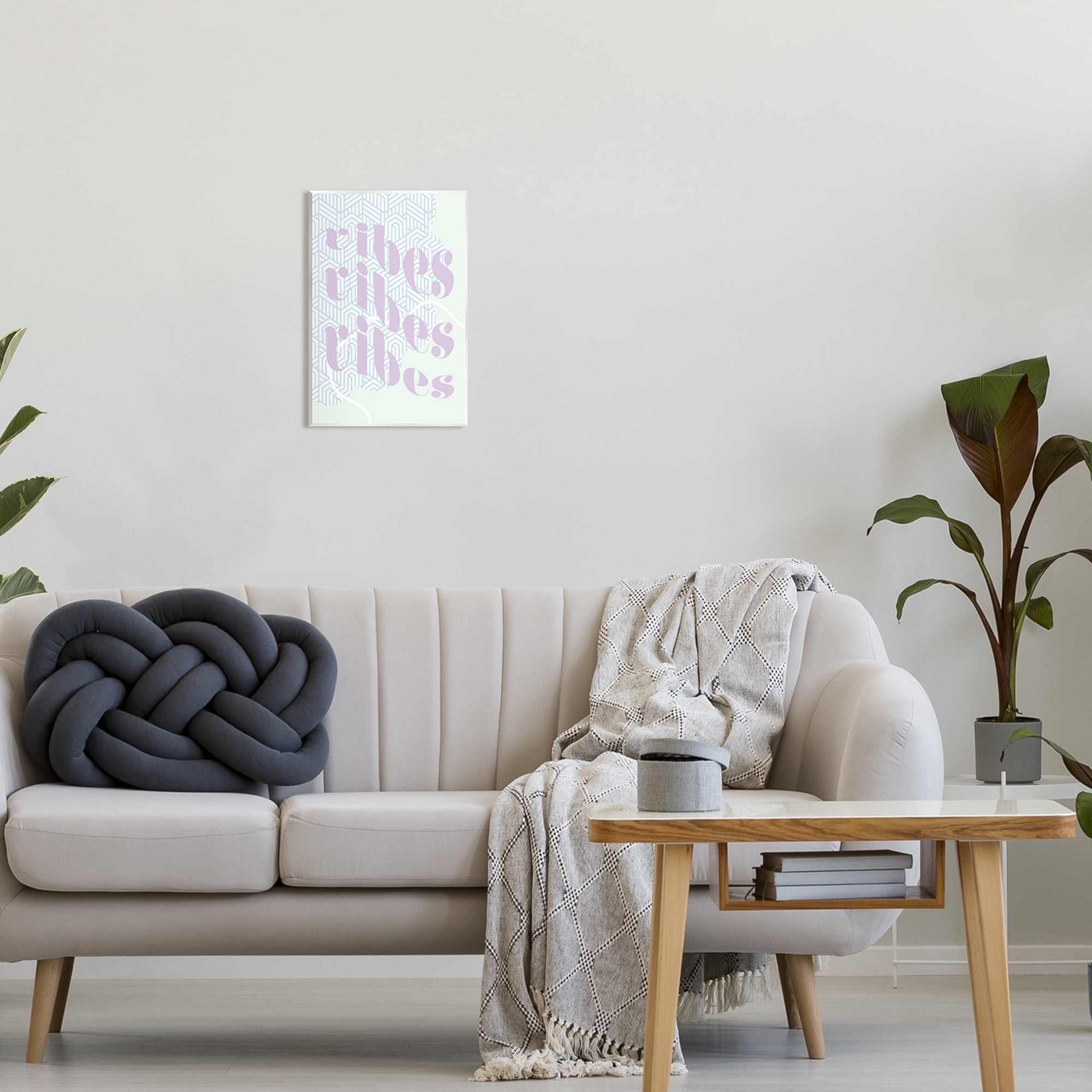 Stupell Industries Vibes Geometric Pastel Phrase Religious Painting Unframed Art Print Wall Art