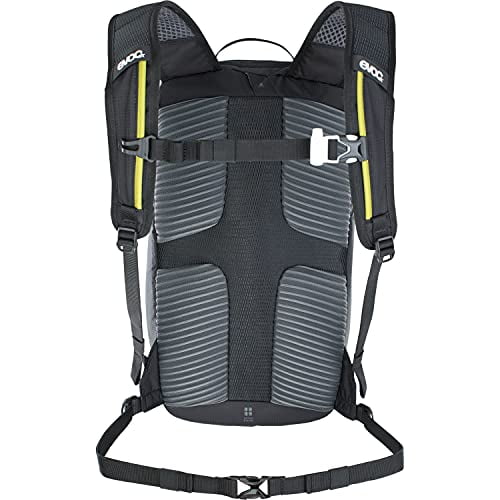 EVOC Ride 8 Backpack - Hydration Backpack for Biking, Hiking, Climbing, Running - 8L Capacity Holds Up to 3L Hydration Bladder with Helmet Transport, Black