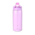thumbnail image 4 of Zak Designs 25oz Durable Plastic Jubilation Water Bottle with Push Button Locking Lid and Built-in Carry Handle, Purple, 4 of 7