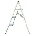 thumbnail image 3 of AmeriHome Ultra Slim Aluminum Three Step Folding Utility Step Ladder, 3 of 8