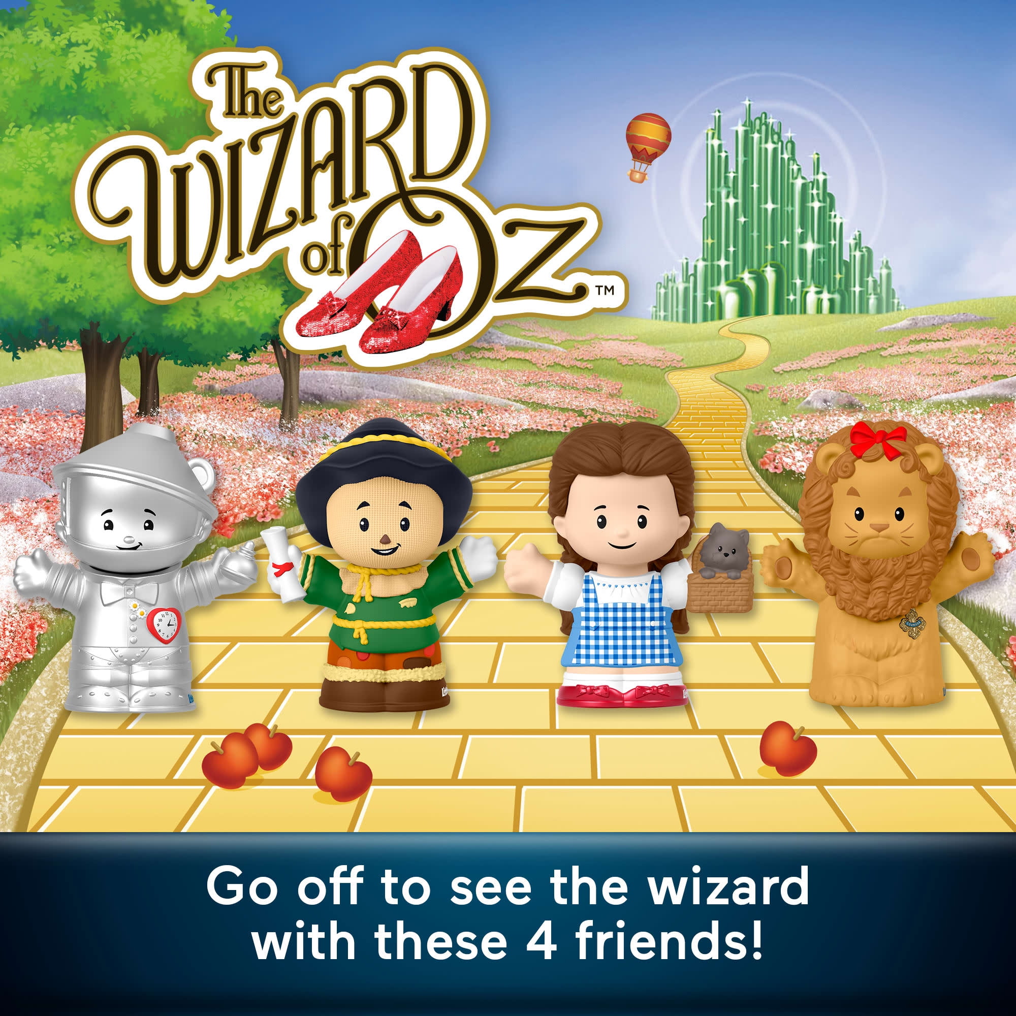 Little People Collector The Wizard of Oz Special Edition Set for Adults & Fans, 4 Figures
