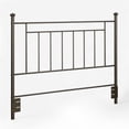 thumbnail image 2 of Mainstays Tempo Full/Queen Adaptable Metal Headboard, Bronze, 2 of 8