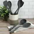 thumbnail image 5 of Oster Ridgecrest 2 Piece Silicone Kitchen Tool Skimmer and Ladle Set in Gray, 5 of 5