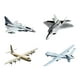 thumbnail image 1 of 4 piezas DIY Airplane Crafts Kit de construcción de Conjunto de adornos de juguetes interactivos para niños Modelo de aviones para adultos, 1 of 8