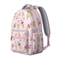thumbnail image 3 of Life is Better with Ice Cream Students Backpack Colorful Ice Cream Lover School Bag with Sweet Treats Dessert Pattern, Durable and Comfortable for Students, 3 of 6