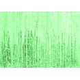thumbnail image 1 of Ahgly Company Indoor Rectangle Abstract Emerald Green Contemporary Area Rugs, 2' x 4', 1 of 4
