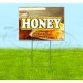 thumbnail image 1 of Honey (18" x 24") Yard Sign, Includes Metal Step Stake, 1 of 6