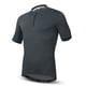 thumbnail image 3 of Maillot de ciclismo con media cremallera para hombre y mujer, camiseta de ciclismo, ropa de ciclismo de manga corta para montaña, carretera, descenso, verano, color naranja, 3 of 5