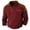 Mens Shirts Red, variant on Mens Waffle Spring Clothes, Long Sleeve Shirts for Men Casual Vintage Solid Color Lapel V Neck T-Shirts with Pockets