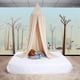 thumbnail image 1 of Cortina Mosquitera Con Dosel Para Cama Colgante Con Cúpula Redonda, Material De Algodón Suave, Fácil De Instalar, Crea Seguridad, 1 of 7