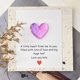 thumbnail image 4 of Regalo de Corazón de Bolsillo para San Valentín | Recuerdo para Aliviar La Ansiedad, Calidez y Consuelo con Tarjeta de Felicitación | Regalo Romántico de Cumpleaños, Boda y Aniversario para Esposa, E, 4 of 6