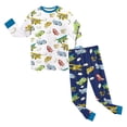 thumbnail image 6 of 1-10 Year Boys Girls' 2-Piece Pajamas Set Long Sleeve Sleepwear Pjs For Kids and Toddler Boys Girls Casual Homewear,2-3 Years, 6 of 6