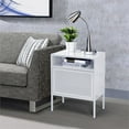 thumbnail image 4 of Picket House Furnishings Gemma Nightstand with USB Port in White, 4 of 12
