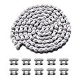thumbnail image 1 of KAMIER #35 Cadena de rodillos de transmisión 140 eslabones para Baja Doodle Bug Racer Blitz DB30 Coleman CT100U CC100X RT100 98cc 100cc 2.8hp Mini Bike Monster Mega Moto 80cc 105cc Motovox MBX10 MBX11, 1 of 5