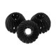 thumbnail image 1 of Uxcell Clip de cabello mágico en forma de nido de pájaro, sujetador de cola de caballo de flocking, accesorios para el cabello (3 Pack, Negro), 1 of 7