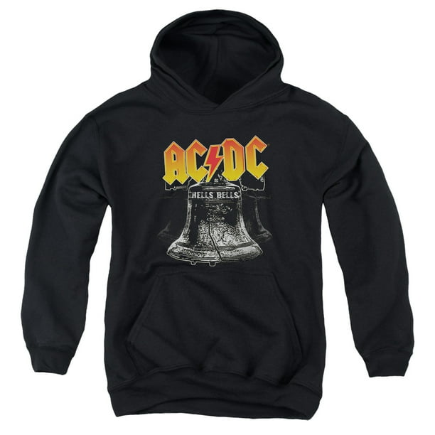 Acdc Acdc Hell S Bells Big Boys Youth Pullover Hoodie Black Walmart Com Walmart Com