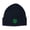 Navy, variant on Patch Beanie 4 Leaf Clover Embroidery, One Size, Black