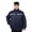 Navy Blue, variant on Men Jacket Hooded Long Sleeve Wear-Resistant Work Coat Windproof Warmth Reflective Strips Outdoor Labor Construction Jacket Safety Gear