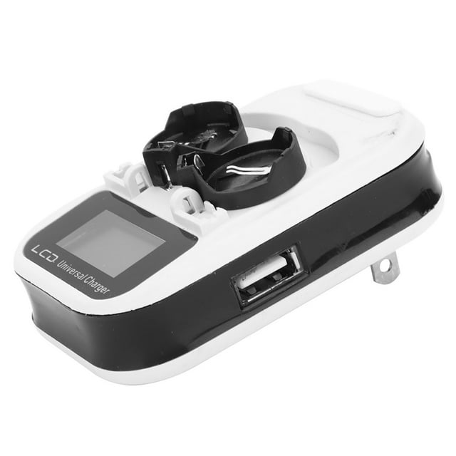 Button Battery,2Pcs Charger Rechargeable LCD Charger Battery Charger Time-Tested Durability