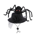 thumbnail image 1 of Cadebro de sombrero de mascotas divertidos accesorios de disfraces de vestuario elegante para un cachorro de perro de gato (araña), 1 of 7