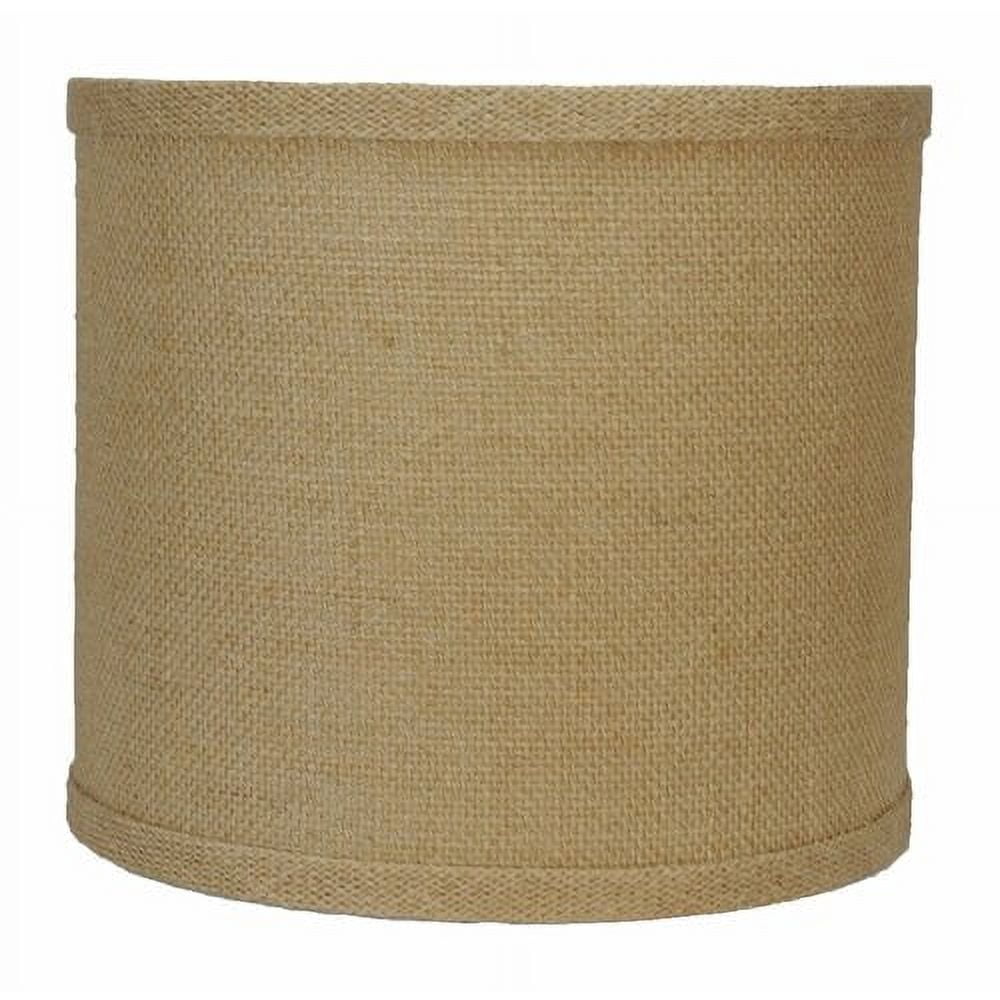 urbanest classic 10'' burlap drum lamp shade