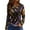 Black #004, variant on Mardi Gras Shirts for Women Feathers Print Sequins Long Sleeve Tops Sparkly Crew Neck Party Tunic Tops Black 3XL