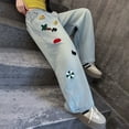 thumbnail image 6 of RUTAYY Toddler Girls Wide Leg Jeans With Elastic Kids Pants Outdoor Trousers Stylish Infants Pants, 6 of 6