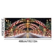 thumbnail image 2 of zhangmingg Garage Door Decorative Cover with Festive Santa Figure Design for Store Window Seasonal Display, 2 of 3