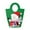 Green, variant on Santa Claus Gift Bag with Handle for Christmas Party Favors Holiday Candy Treats Reusable Felt Tote Bag for Kids and Adults