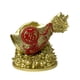 thumbnail image 1 of Portabotellas de vino chino, bolsa de bendición, decoración para escritorio, comedor festivo Oro, 1 of 9