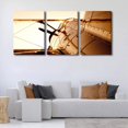 thumbnail image 2 of Large 3 Piece Canvas Wall Art Airplane Pictures Black and White Aircraft Art Painting Modern Home Decor Print for Home Living Room Dining Room Office Stretched and Framed Ready to Hang 60"Wx28"H, 2 of 5