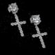 thumbnail image 3 of Pendientes de cruz de oro para hombre - Estilo punk----oro--Código de producto 75273 oro, 3 of 4