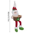 thumbnail image 3 of Adornos navideños: caramelos Adorno navideño de escritorio Caramelos Piernas largas Papá Noel Muñeco de nieve Caramelos grandes, 3 of 3