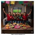 thumbnail image 4 of Platos de cartón Great Value diseño mundial rosa 10 piezas, 4 of 4