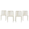thumbnail image 2 of Christopher Knight Home Modern Rattan Patio Dining Chairs, Metal Frame, White, Set of 4, 2 of 2