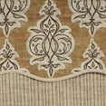 thumbnail image 4 of RLF Home Luxurious Modern Design Classic Jenna Glory Style Window Valance 50" x 16" Caramel, 4 of 4