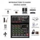thumbnail image 3 of -A4 Consola de DJ Digital Portátil Profesional con Mezclador USB Border Mezclador de Audio de 4 Canales para Canto en, 3 of 10