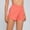 *Watermelon Red, variant on ClodeEU Women's Solid Color Athletic Shorts with Pockets ,Casual Summer Sport Short Orange,Womens Plus M