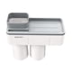 thumbnail image 1 of Taza de adsorción Cepillo de dientes Soporte para pasta de dientes Baño familiar Baño sin perforaciones Soporte para cepillo de dientes para teléfono, gris, 2 tazas sidaley HA2692-01B, 1 of 6