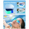 thumbnail image 4 of Gafas de natación OLANRUN para adultos, antivaho, resistentes a los rayos UV, sin fugas, 4 of 7