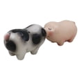 thumbnail image 5 of Ceramic Animal Farm Porky Pigs Lover Couple Kissing Salt Pepper Shakers Set, 5 of 9