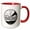 Red/White, variant on 3drose, Utah Collectible Quarter, 11oz Mug