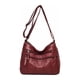 thumbnail image 1 of Bolso Bandolera PU Lavado Retro para Mujer Bolsos Hombro Con Múltiples Bolsillos (rojo), 1 of 6