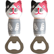 thumbnail image 1 of 2 abridores de cerveza multiusos para gatos, color gris MFZFUKR CPB-DE-LYY1276-4, 1 of 5