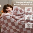 thumbnail image 6 of PMONPA Electric Heated Blanket for Adult, 51"x61" Soft Flannel Heating Blanket with 10 Heating Levels & 8 Hours Auto Off，Light Pink, 6 of 7