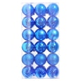 thumbnail image 1 of ELEVENTIME - Juego de 36 bolas navideñas irrompibles, color azul rey, 3 cm, para colgar, ideal para fiestas navideñas. Ofertas del día., 1 of 8