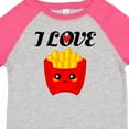 thumbnail image 4 of Inktastic Fry Lover I Love French Fries Boys or Girls Toddler T-Shirt, 4 of 5