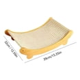 thumbnail image 3 of HOZADOIE Scratch Boards Office Supplies Sisal Rocking Bed with Scratch Board, 3 of 9