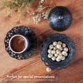 thumbnail image 5 of Crystalia 4.25 Inch Round Traditional Oriental Metal Decorative Bowls, Set of 2, 5 of 6