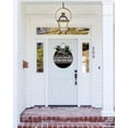 thumbnail image 2 of Eveokoki In The Hot Tub Front Door Sign Funny Wreaths Hanging Wooden Plaque Decoration Round Rustic Wood Farmhouse Porch Decor for Home Front Door Decor, 12 x 12 Inch, 2 of 5